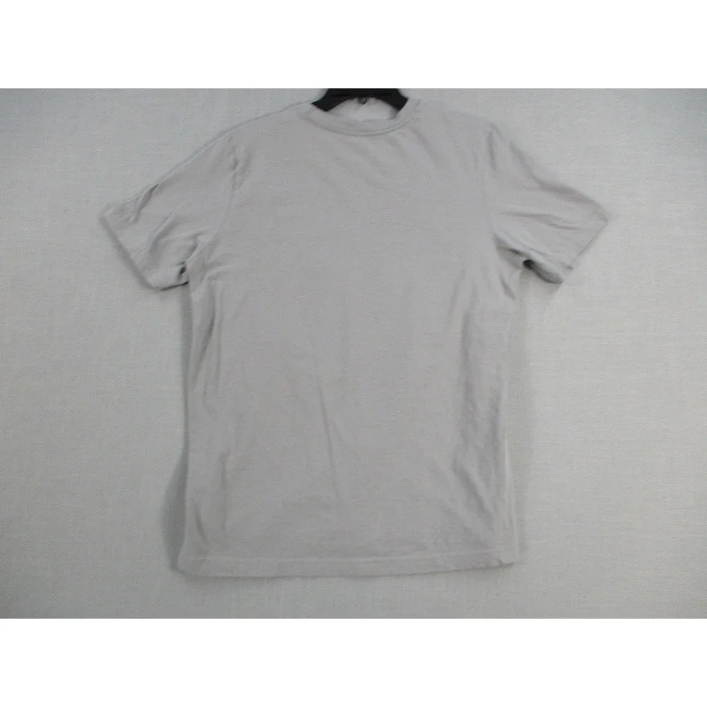 Adidas Mens Graphic T-Shirt Grey Box Logo Regular Fit Short‎ Sleeve Size M